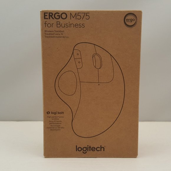 ERGO M575 TRACKBALL FOR BUSINESS WIRELESS MOUSE NEW - Picture 1 of 10